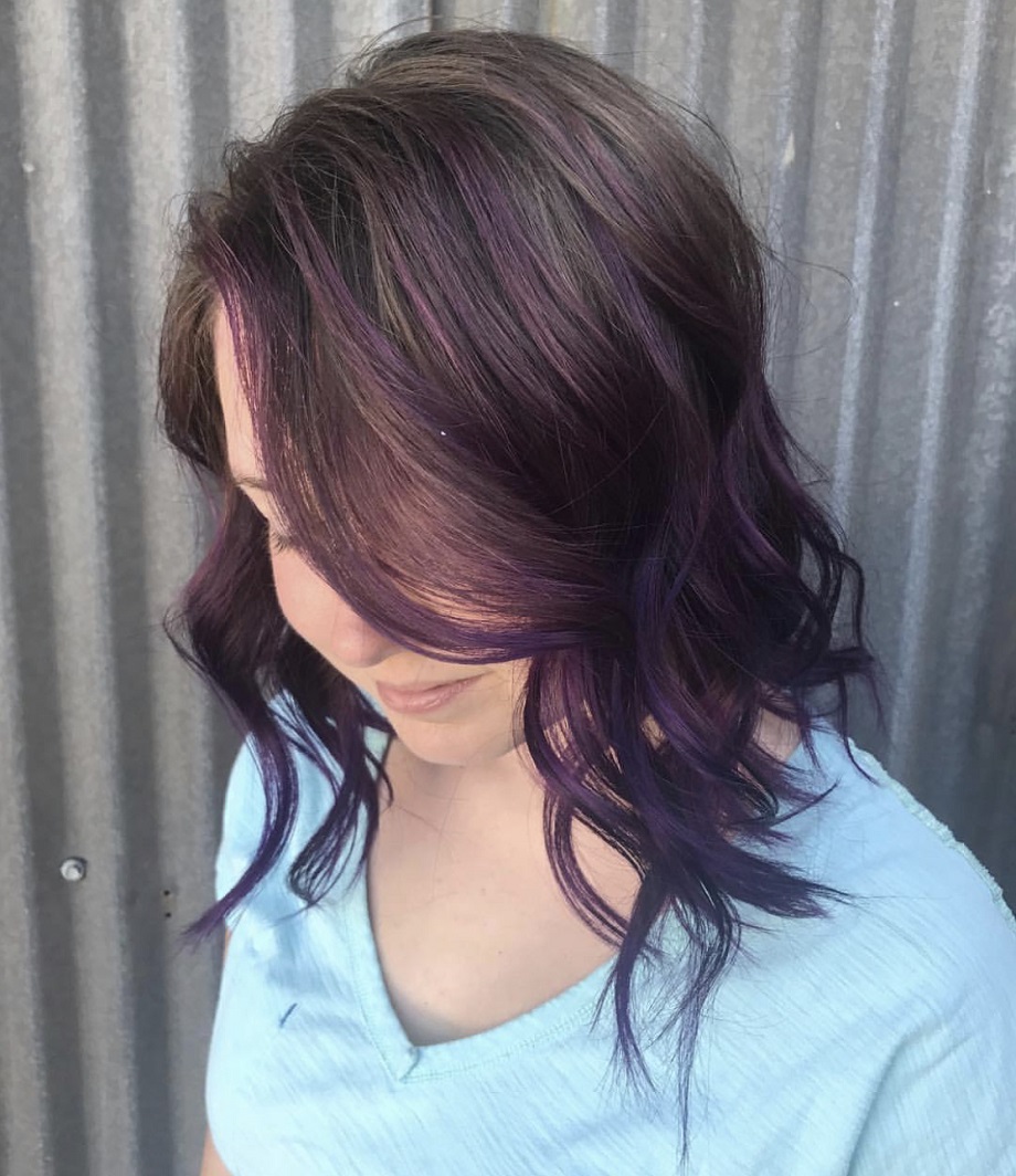 典雅与梦幻并存的紫色发色发色对于一个人的气质来说,可以起非常重要